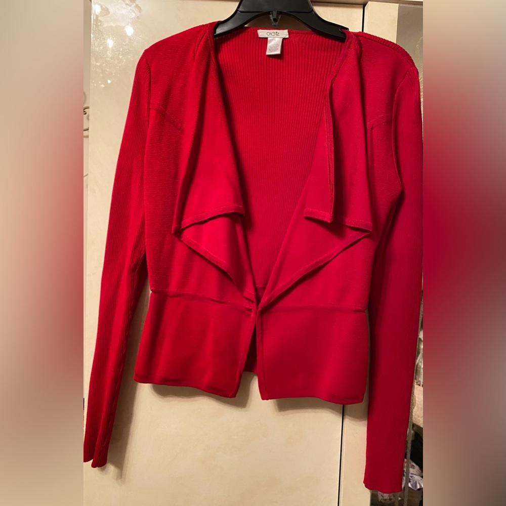 Cache Red Blazer Jacket. Size Medium In Great Con… - image 1